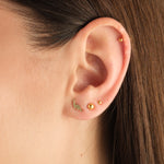 Gold Dinosaur Stud Earrings - Simply Whispers