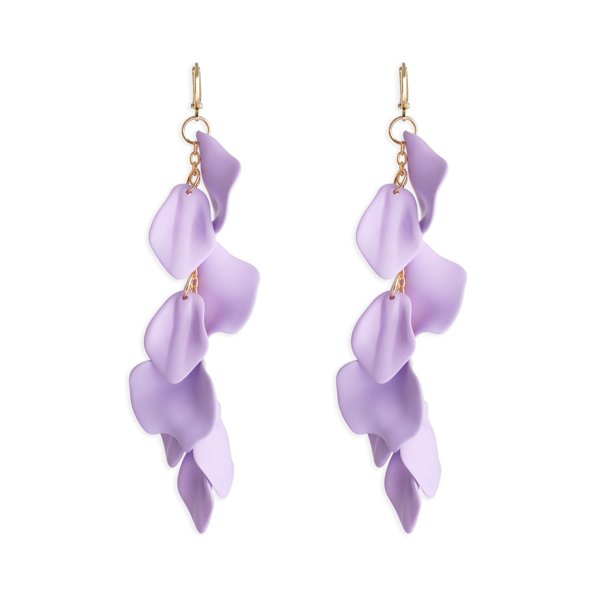 Lilac Wisteria Dangle Earrings Simply Whispers