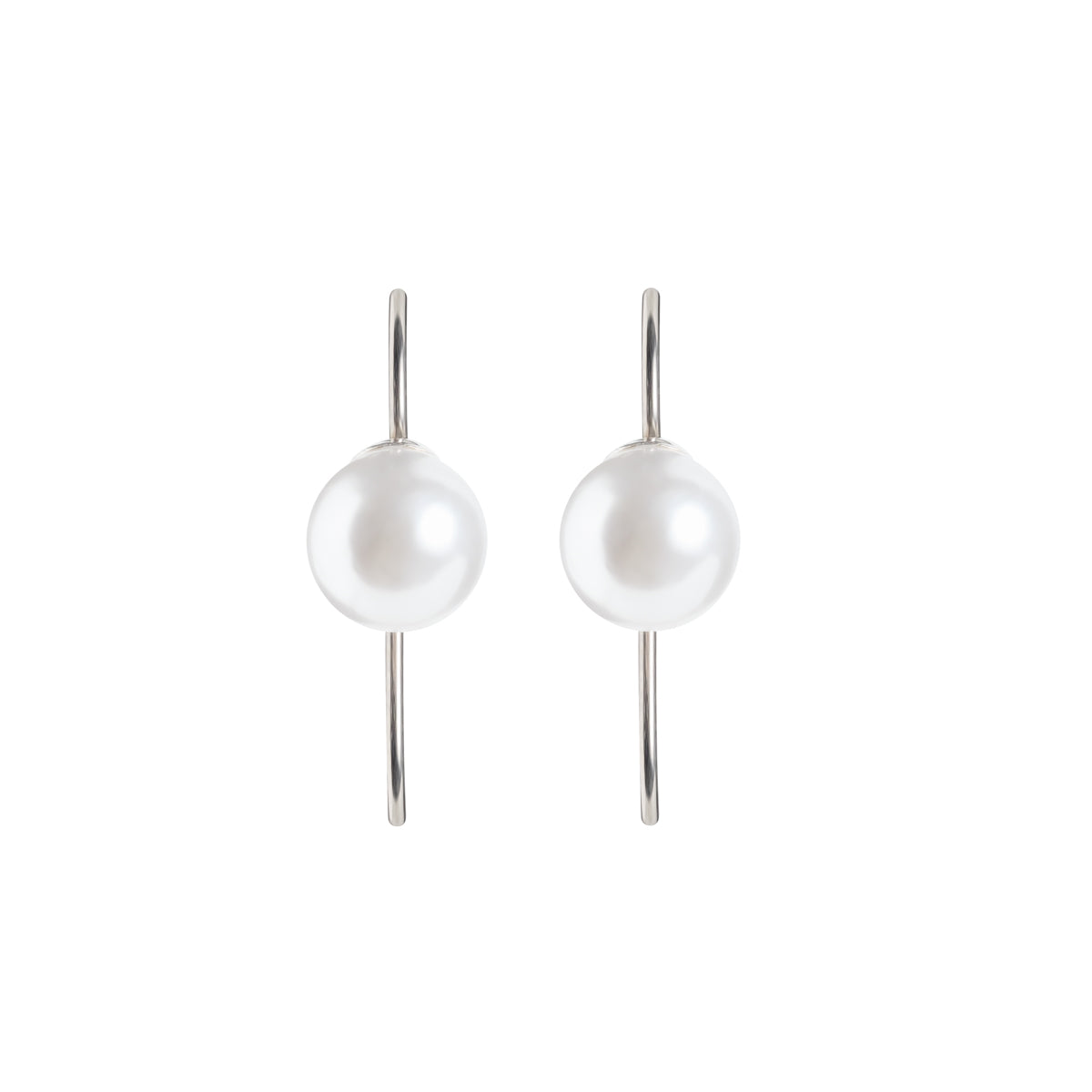 Titanium Pearl French Hook Earrings - Simply Whispers