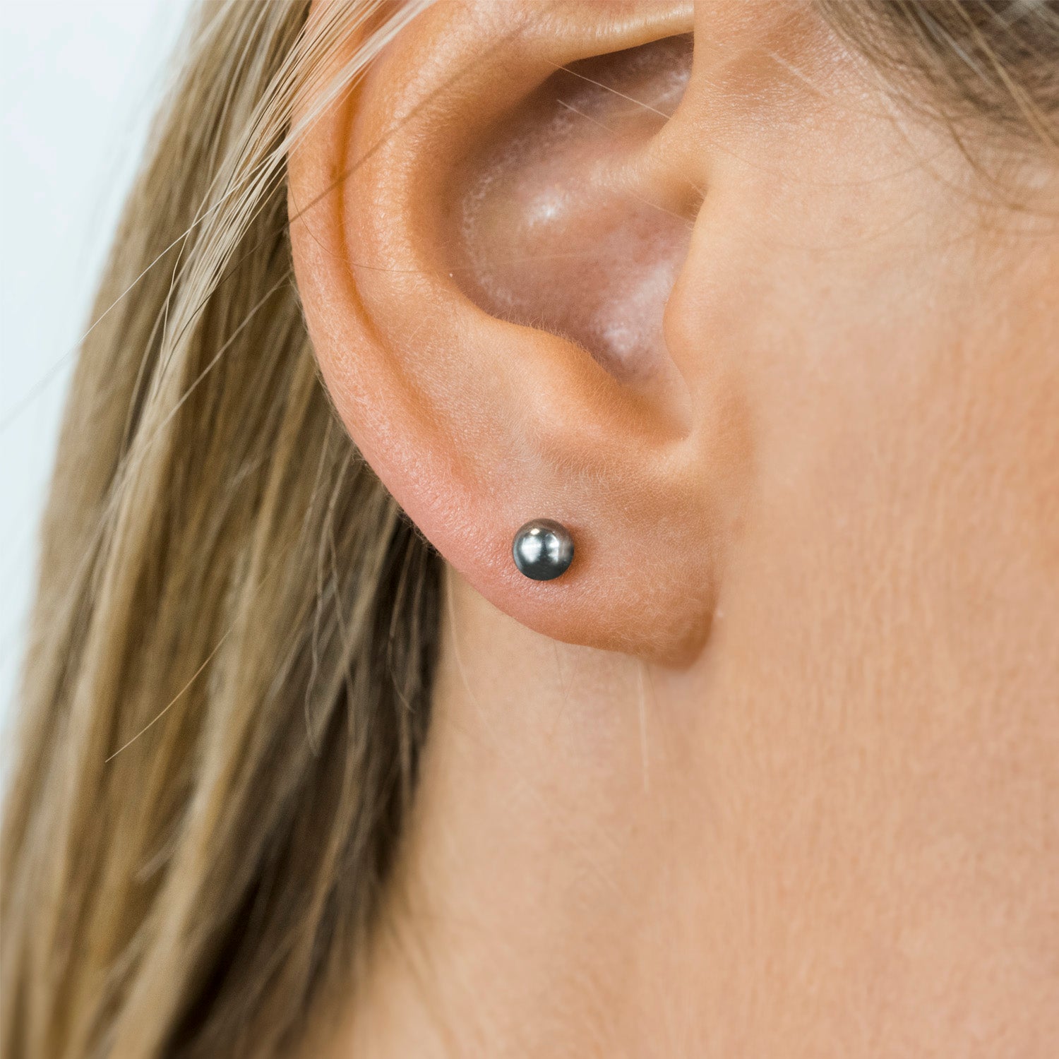Stainless Steel 4 mm Ball Stud Earrings - Simply Whispers