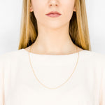 Gold Plated 24 inch Pendant Chain Necklace - Simply Whispers