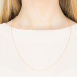 Gold Plated 24 inch Pendant Chain Necklace - Simply Whispers