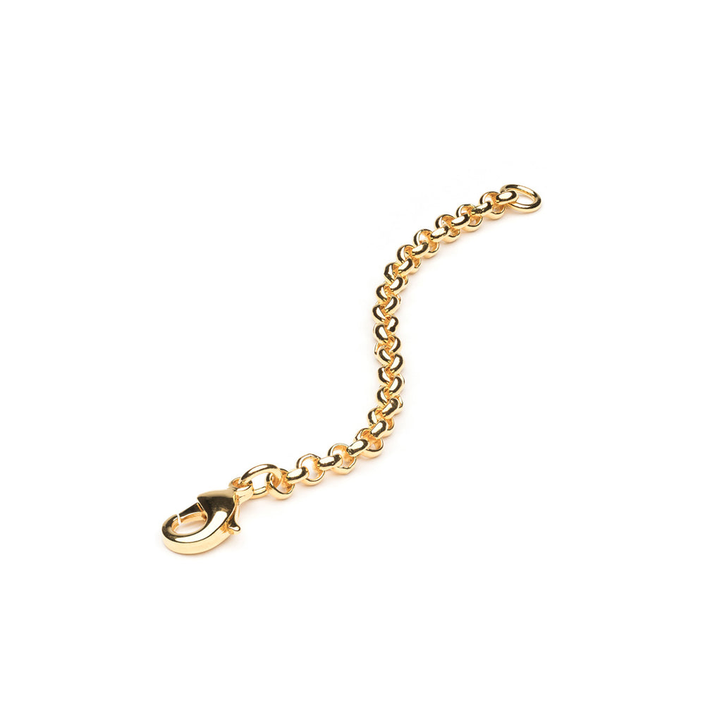 Gold Plated 3 inch Rolo Chain Necklace Extender - Simply Whispers
