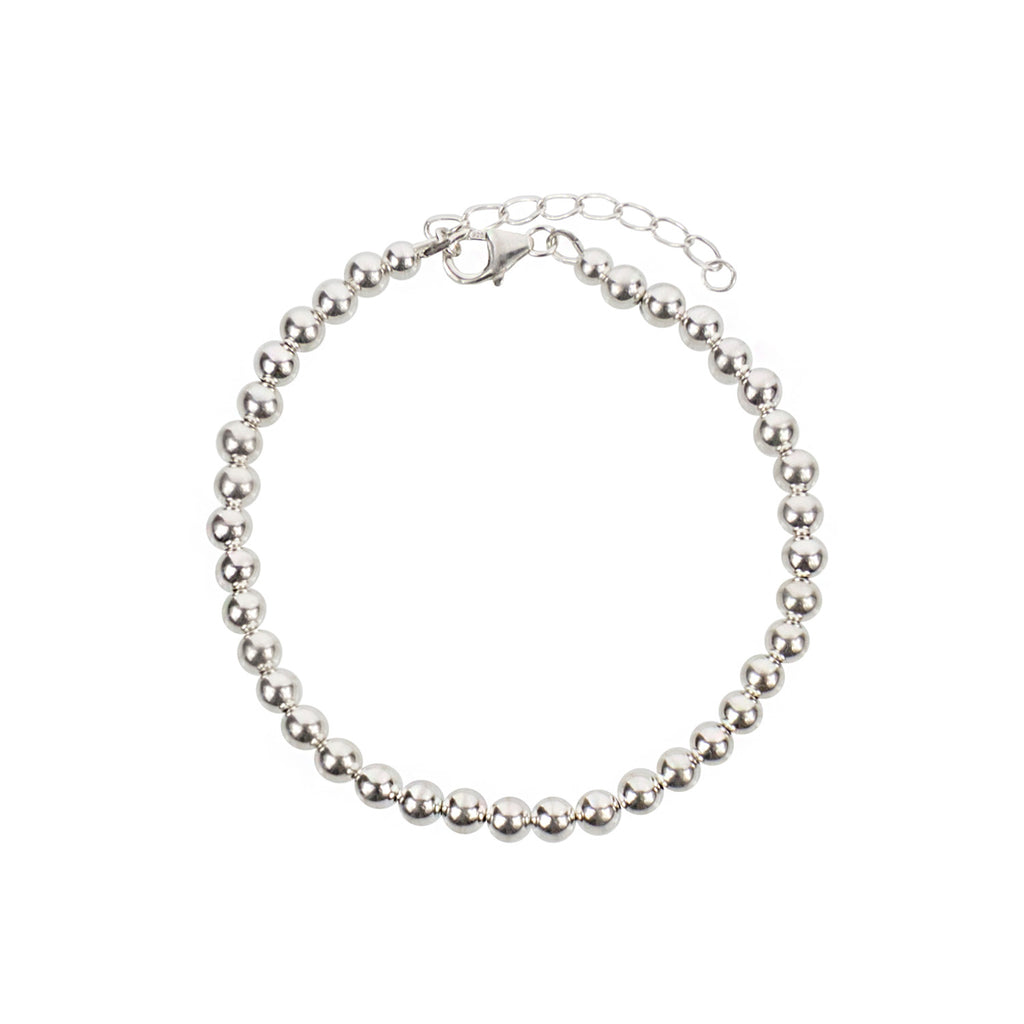 5 mm Ball Sterling Silver Bracelet - Simply Whispers