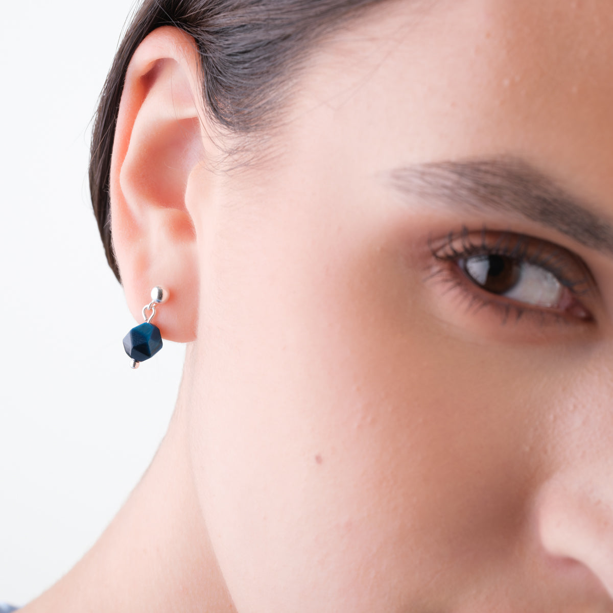 925 Sterling Silver Blue Peacock Drop Earrings - Simply Whispers