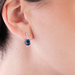 925 Sterling Silver Blue Peacock Drop Earrings - Simply Whispers