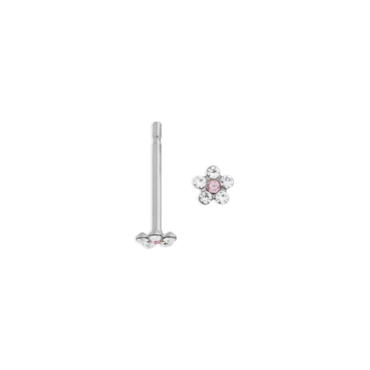 Mini Pink Daisy Stud Earrings - Simply Whispers