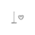 Mini Heart Stud Earrings - Simply Whispers