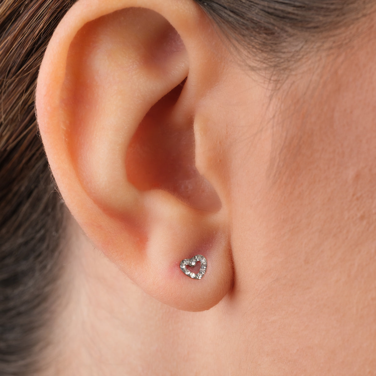 Mini Heart Stud Earrings - Simply Whispers