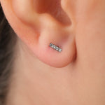 Mini Bar Stud Earrings - Simply Whispers