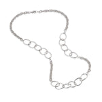 Silver Oval Links Rope Chain Necklace - Simply Whispers