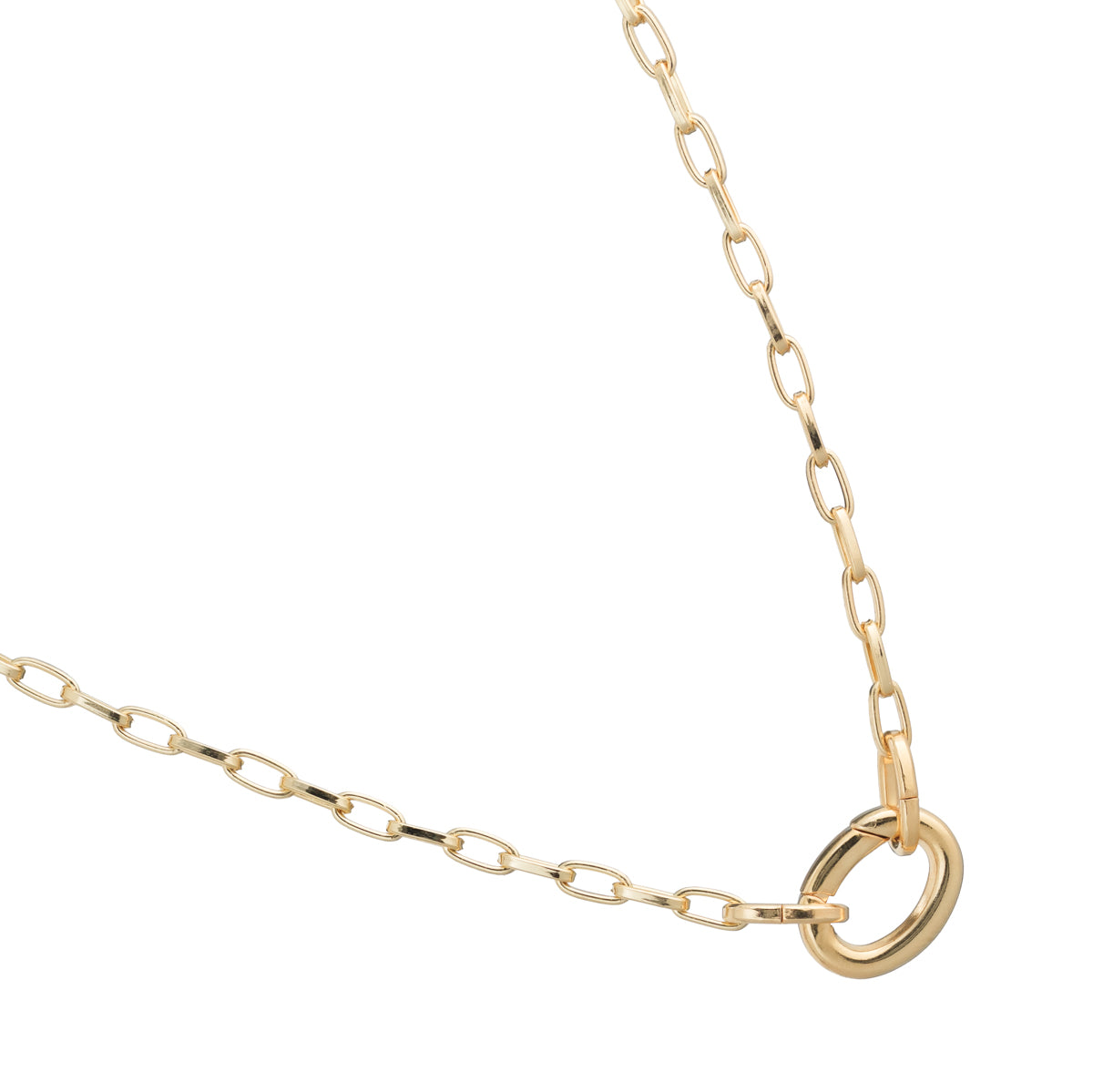Gold Long Cable Chain Necklace - Simply Whispers