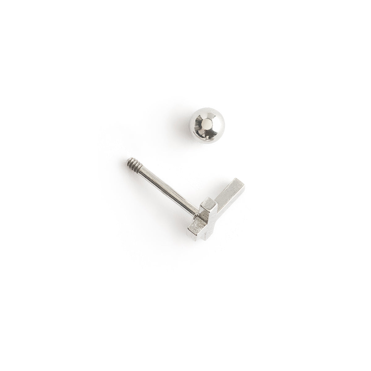 Helix Ear Piercing Stainless Steel Cross - Simply Whispers