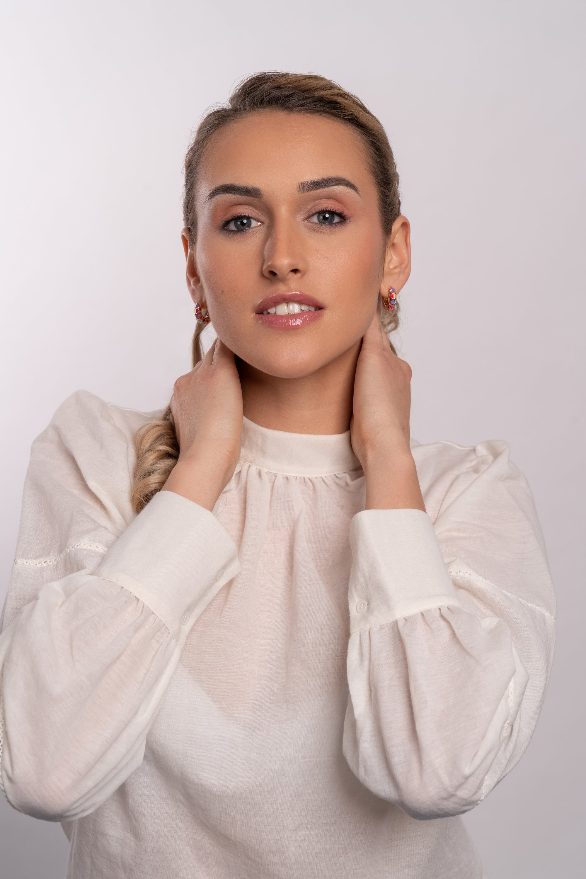 6 Colorful Perks of Our Hypoallergenic Enameled Rainbow Huggie Earrings ...