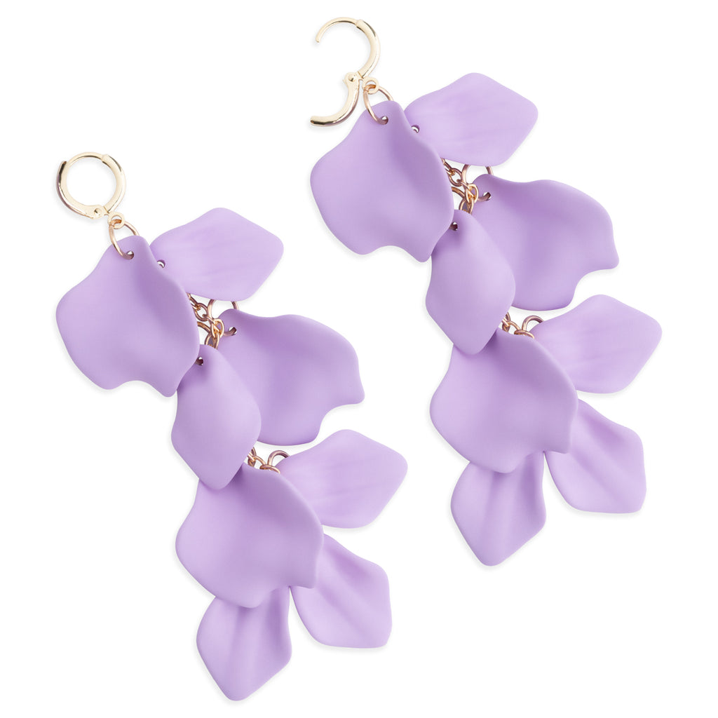 Lilac Wisteria Dangle Earrings - Simply Whispers