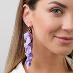 Lilac Wisteria Dangle Earrings - Simply Whispers