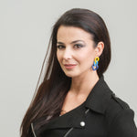 Blue Shadows Dangle Earrings - Simply Whispers