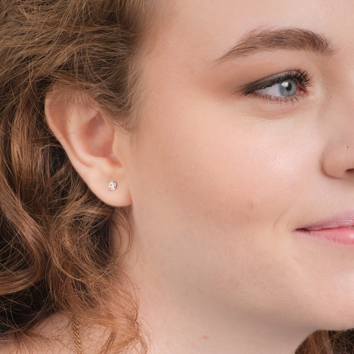 Silver Stud Earrings Earrings Simply Whispers