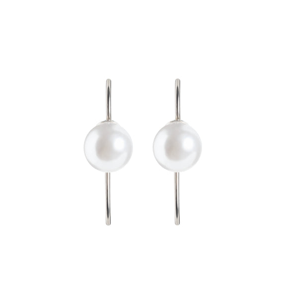 Titanium Pearl French Hook Earrings – Simply Whispers