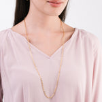 Gold Plated Bar Chain Necklace - Simply Whispers