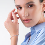 Silver Bead Paperclip Bracelet - Simply Whispers