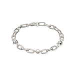 Silver Bead Paperclip Bracelet - Simply Whispers