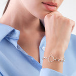 Silver Open Circle Paperclip Bracelet - Simply Whispers