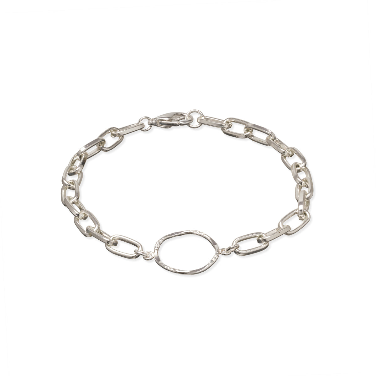 Silver Paperclip Bracelet - Simply Whispers