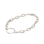 Silver Open Circle Paperclip Bracelet - Simply Whispers