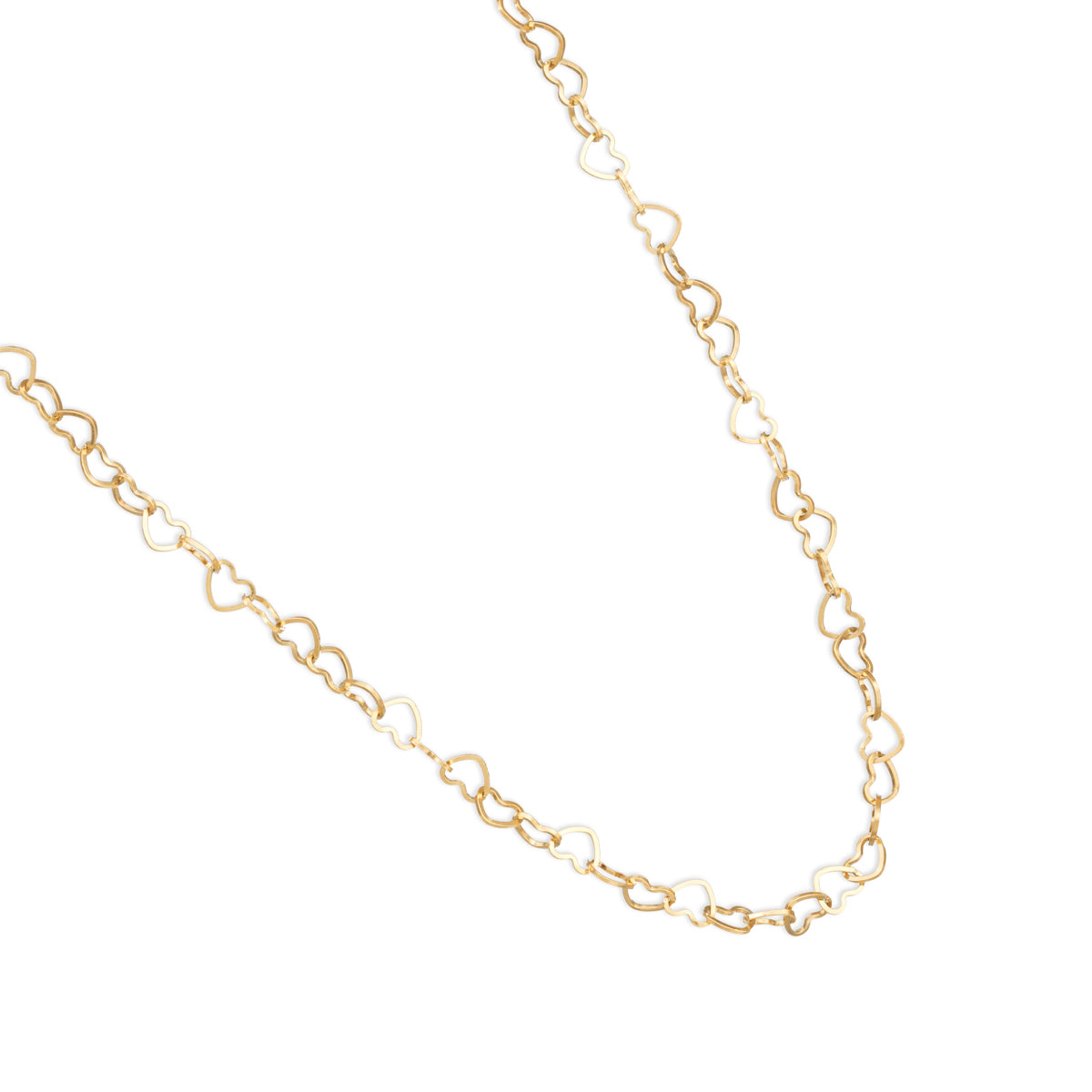 Gold Hearts Chocker Necklace - Simply Whispers