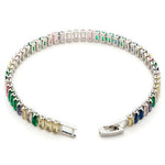 Rainbow Zirconia Tennis Bracelet - Simply Whispers