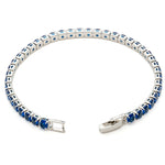 Blue Round Zirconia Tennis Bracelet - Simply Whispers