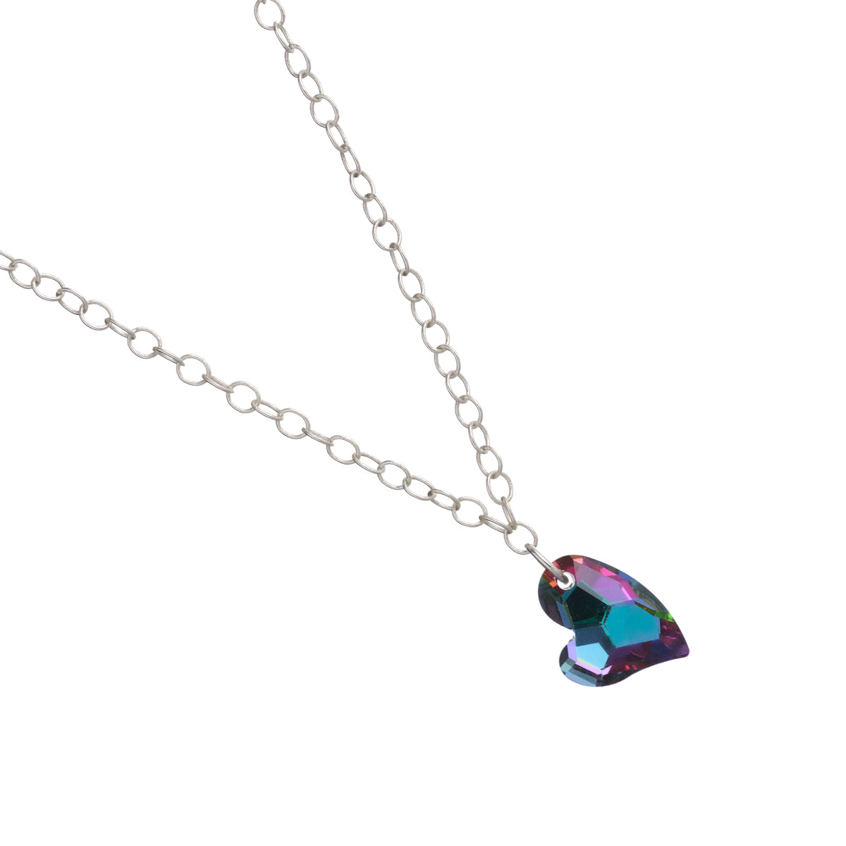 Silver Heart Necklace - Simply Whispers