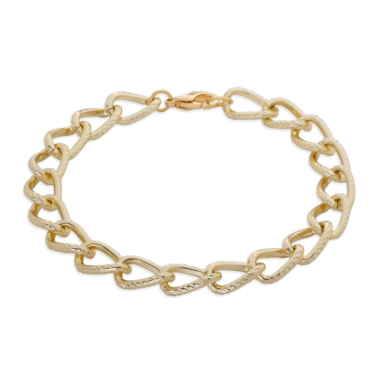 Gold Curb Chain Bracelet - Simply Whispers