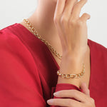 Gold Curb Chain Bracelet - Simply Whispers