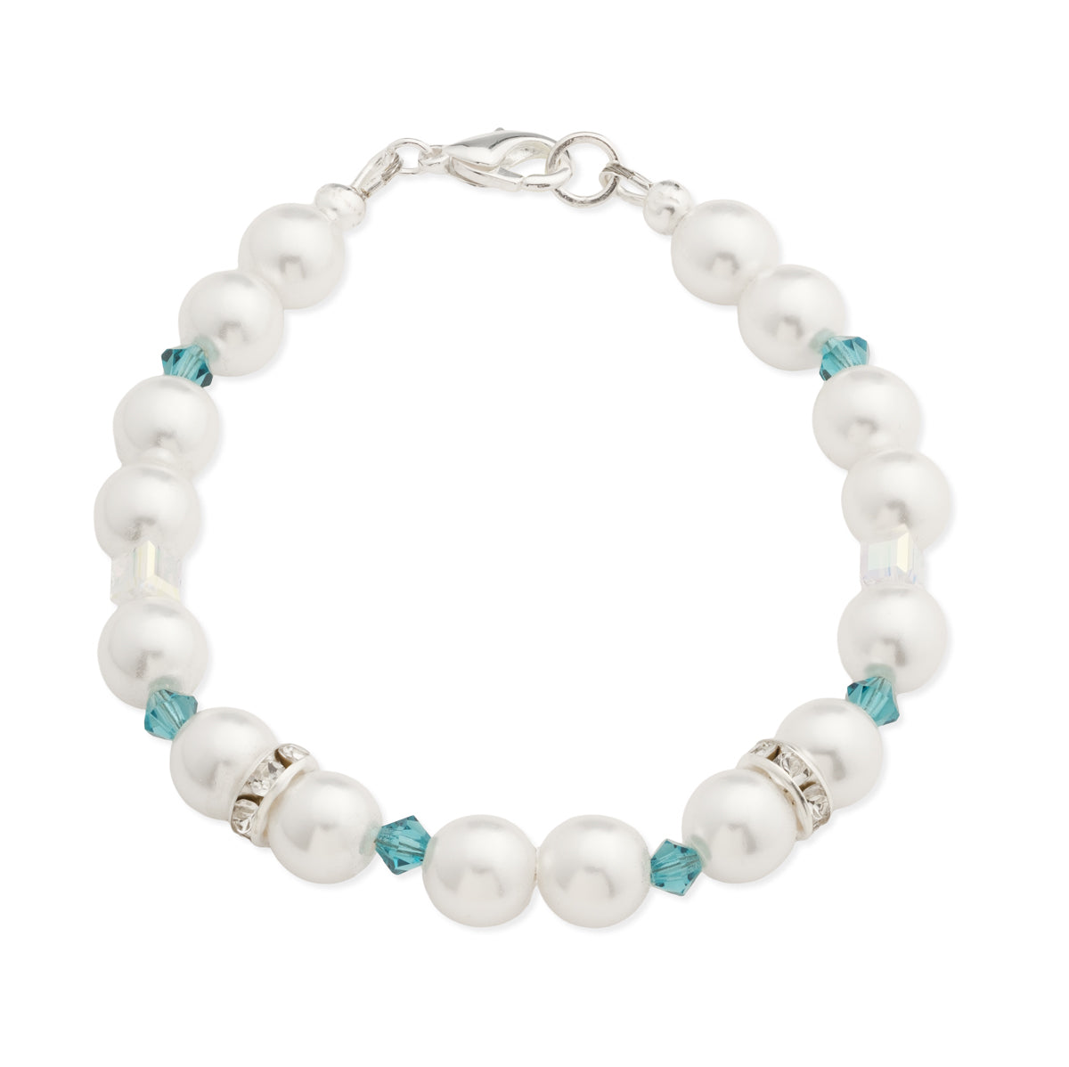 Indicolite Bead And Pearl Bracelet - Simply Whispers