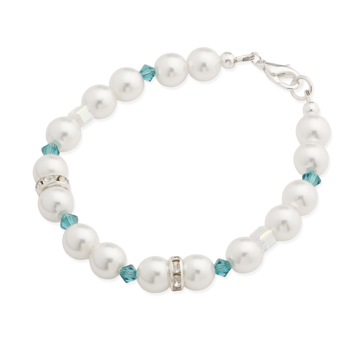 Indicolite Bead And Pearl Bracelet - Simply Whispers
