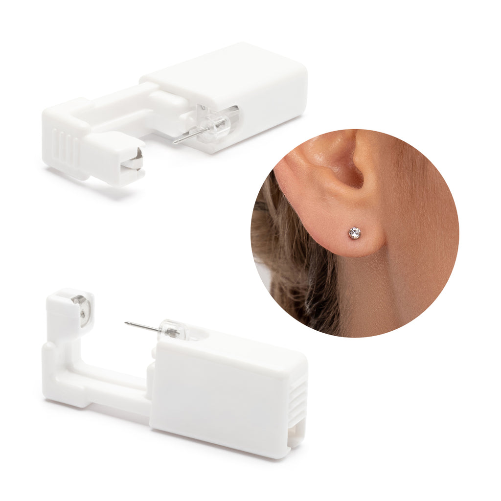 Ear Piercing 3 mm Crystal Stainless Steel Self Piercer - Simply Whispers
