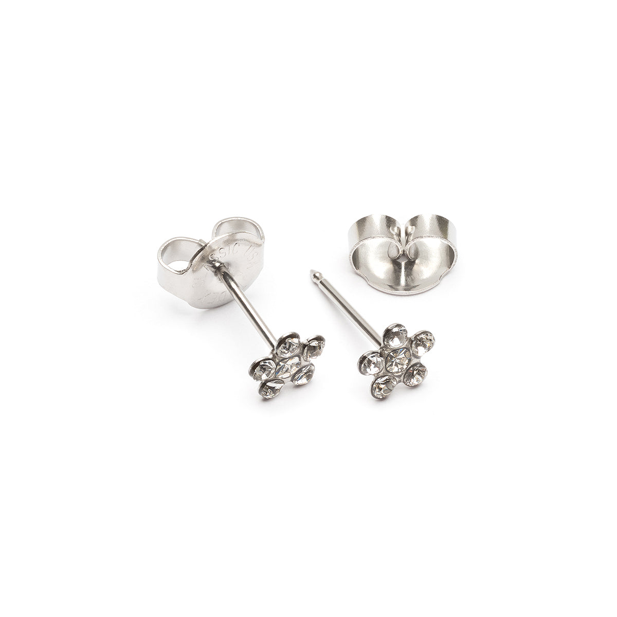 Ear Piercing Daisy Crystal Stainless Steel Self Piercer - Simply Whispers