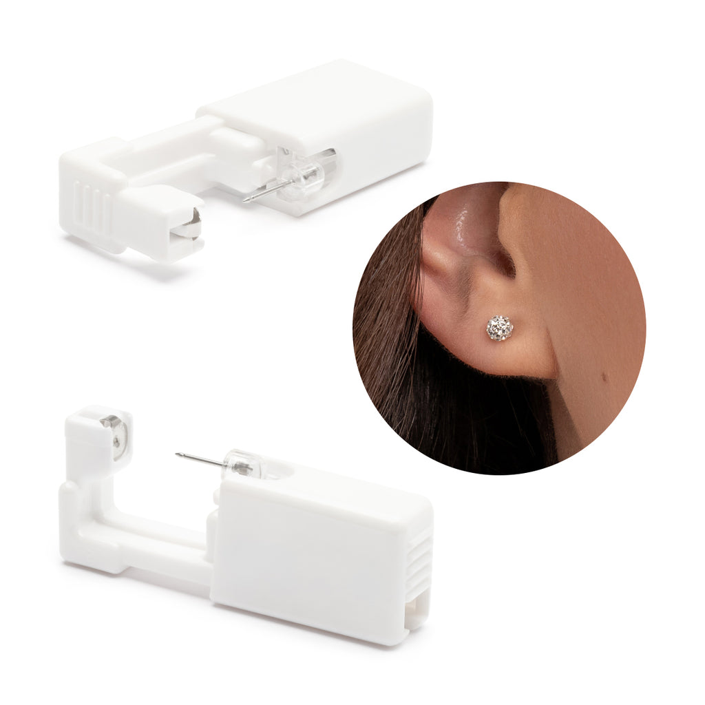 Ear Piercing 4.5 mm Crystal Fireball Stainless Steel Self Piercer - Simply Whispers