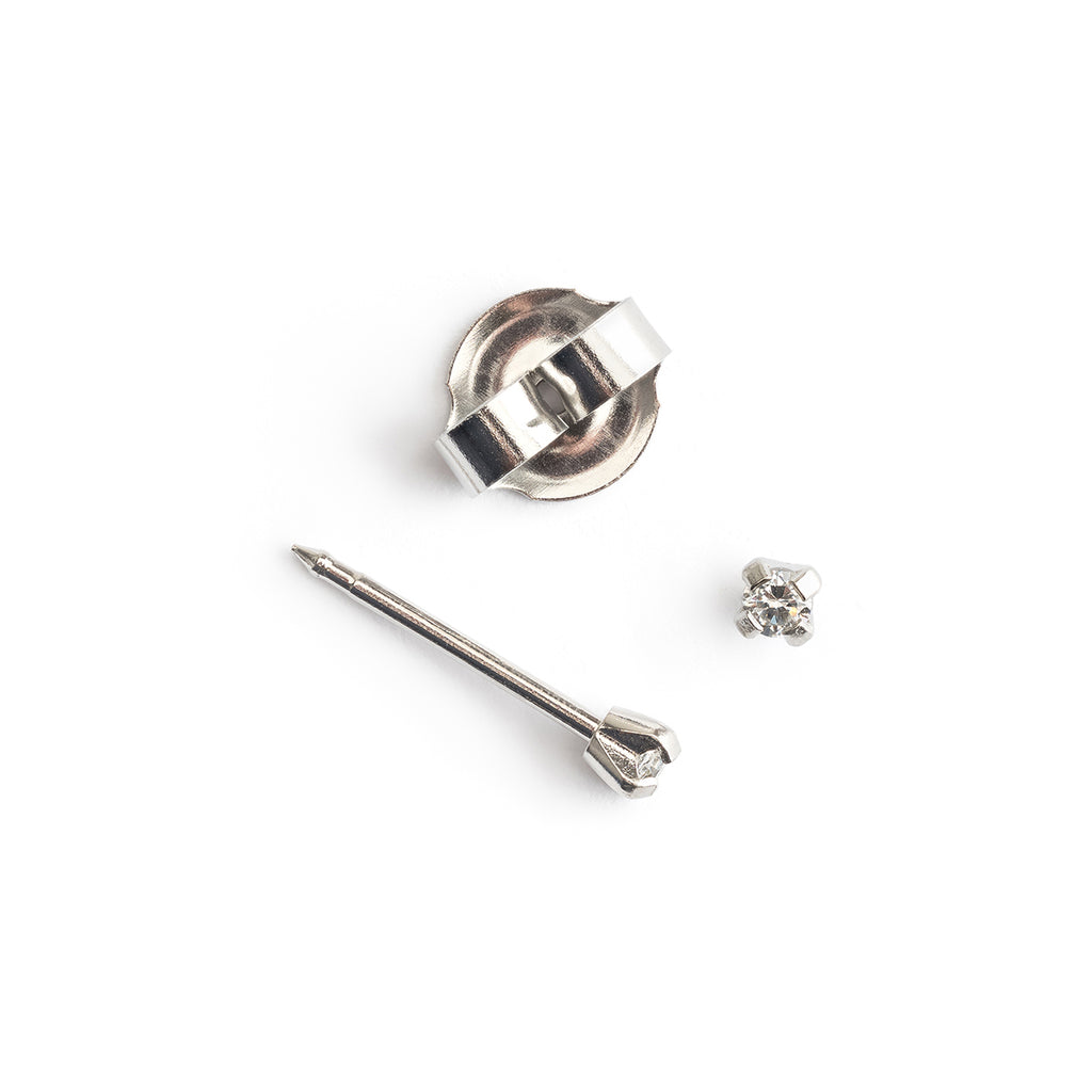 Ear Piercing 2 mm Zirconia Stainless Steel Self Piercer - Simply Whispers