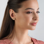 Gold Paw Stud Earrings - Simply Whispers