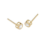 Gold Filled 3mm Bezel Stud Earrings - Simply Whispers