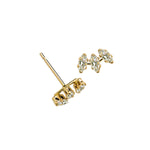 14k Gold Filled Marquise Stud Earrings - Simply Whispers