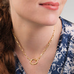Gold Long Cable Chain Necklace - Simply Whispers
