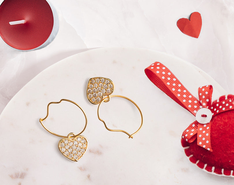 These highest quality, nickel free, heart shaped hoop earrings have a unique crystal placement that will make them sparkle more than other earrings. Elegant and stylish, these hoop earrings are a perfect gift for your loved ones.