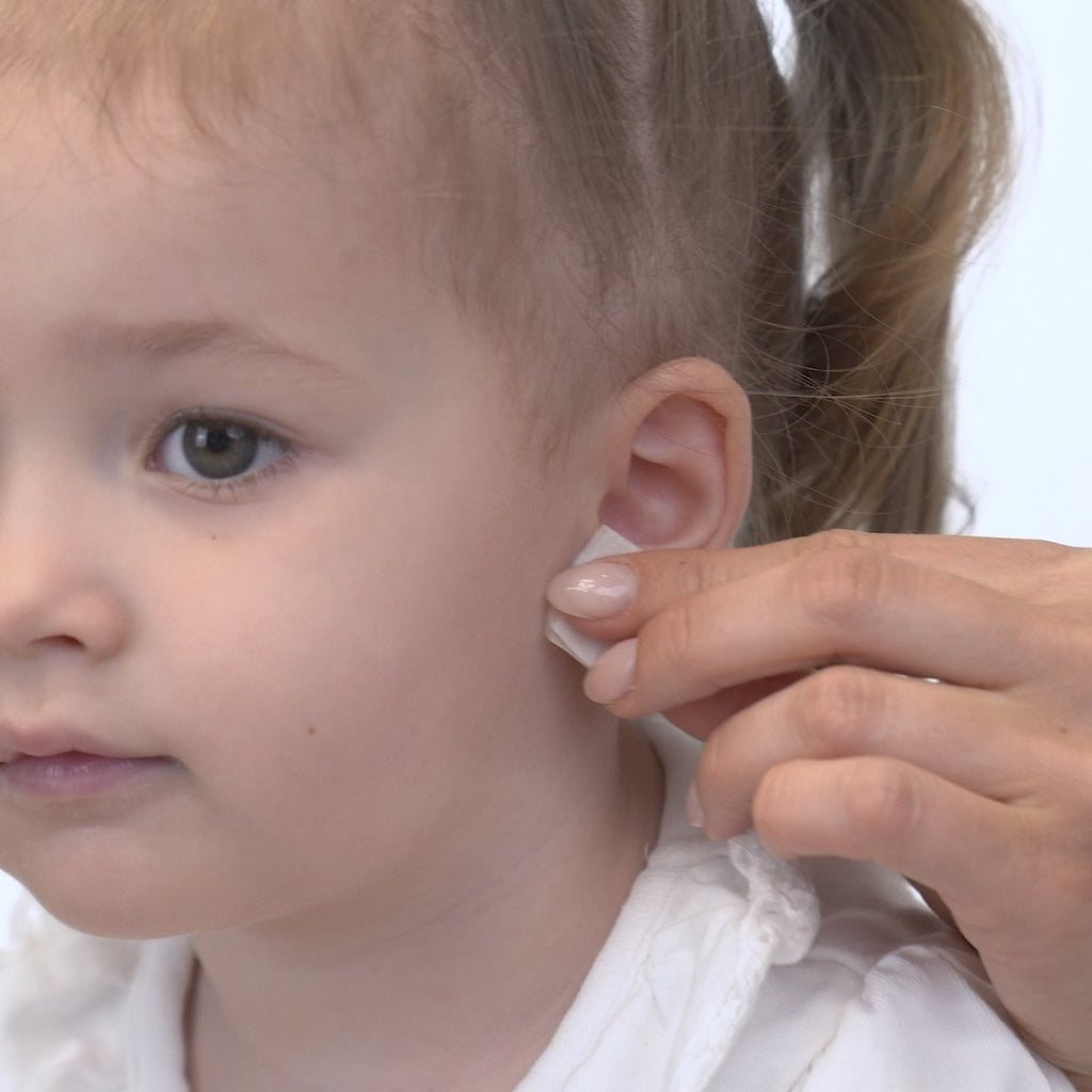 Ear Piercing 2 mm Bezel Pearl Baby Post Gold Plated Self Piercer
