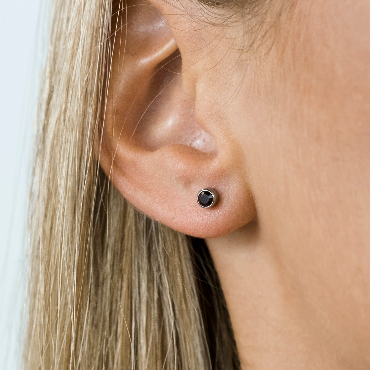 July Birthstone Stainless Steel Earrings - Simply Whispers