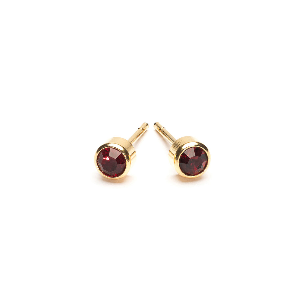 July Birthstone 14k Gold Plated Earrings - Simply Whispers