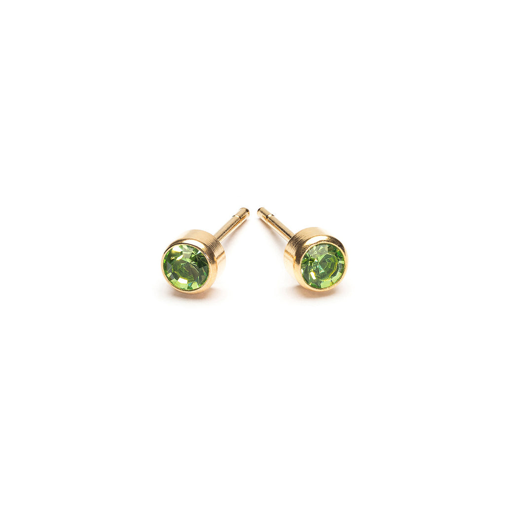 August Birthstone 14k Gold Plated Earrings - Simply Whispers